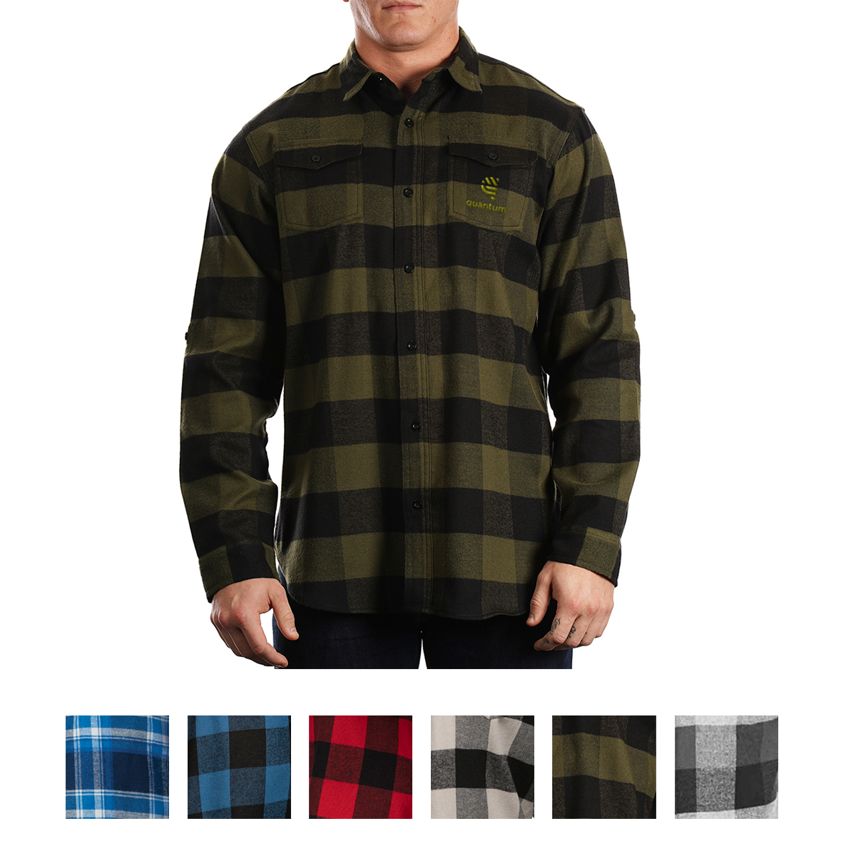 Burnside Men%27s Plaid Flannel Shirt 1