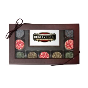 Custom Printed Chocolate Bar With 9 Truffles 1 Custom Printed Chocolate Bar With 9 Truffles 1