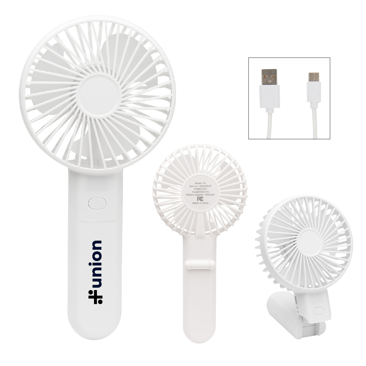 Bend & Snap Rechargeable Fan 1