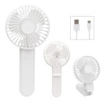 Bend & Snap Rechargeable Fan - 55242 WHT Blank Bend & Snap Rechargeable Fan - 55242 WHT Blank
