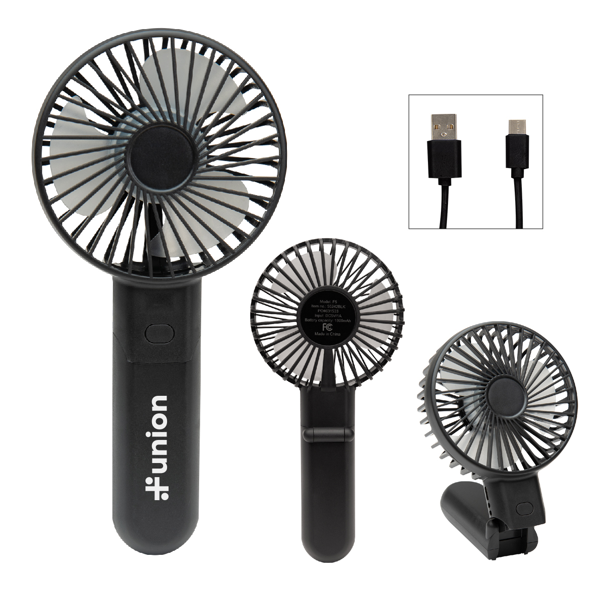Bend & Snap Rechargeable Fan 1