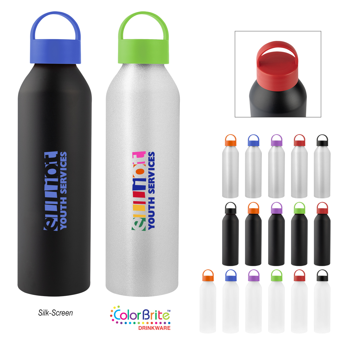 22 Oz. Darcy Aluminum Bottle With Recycled Lid 1