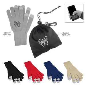 Touch Screen Gloves In Rpet Pouch 1 Touch Screen Gloves In Rpet Pouch 1