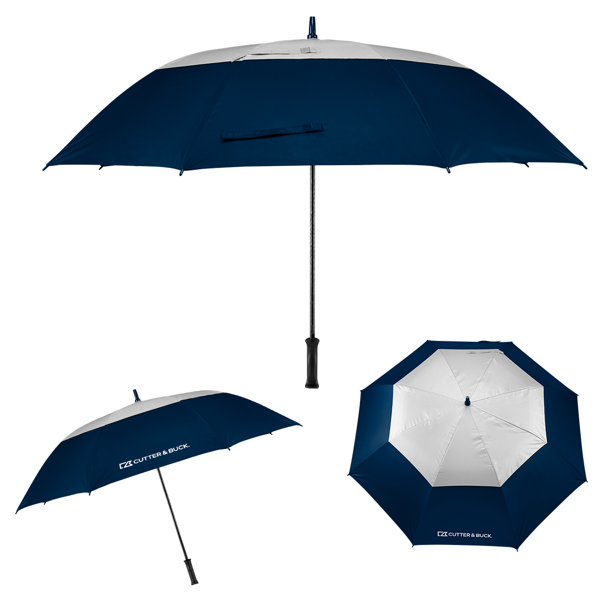 60" Cutter & Buck® Arc Rpet Golf Umbrella 1