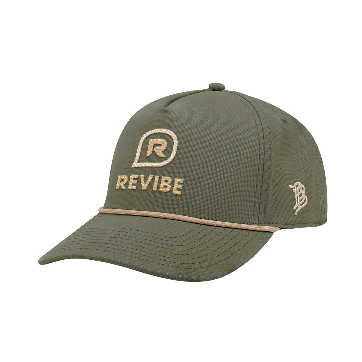 Branded Bills Bare Curved Canvas Rope Cap 1