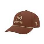 Branded Bills Bare Curved Canvas Rope Cap - 15085 RUST Embroidery Branded Bills Bare Curved Canvas Rope Cap - 15085 RUST Embroidery