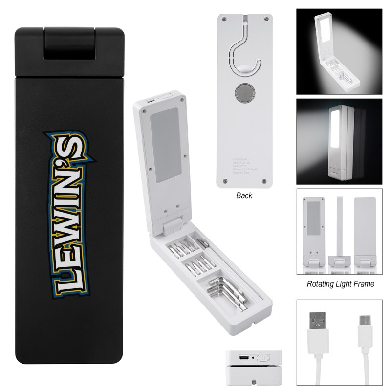 Logan 13-piece Tool Set With Rechargeable Light 1 Logan 13-piece Tool Set With Rechargeable Light 1