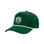 Camden Rpet Corduroy Rope Cap - 15075 GRNWHT Embroidery Camden Rpet Corduroy Rope Cap - 15075 GRNWHT Embroidery