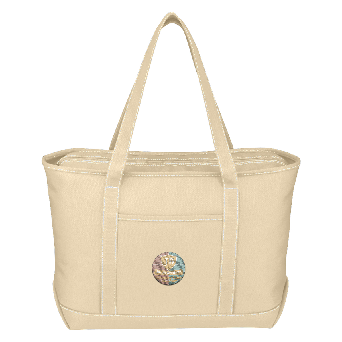 Large Cotton Canvas Yacht Tote Bag 1