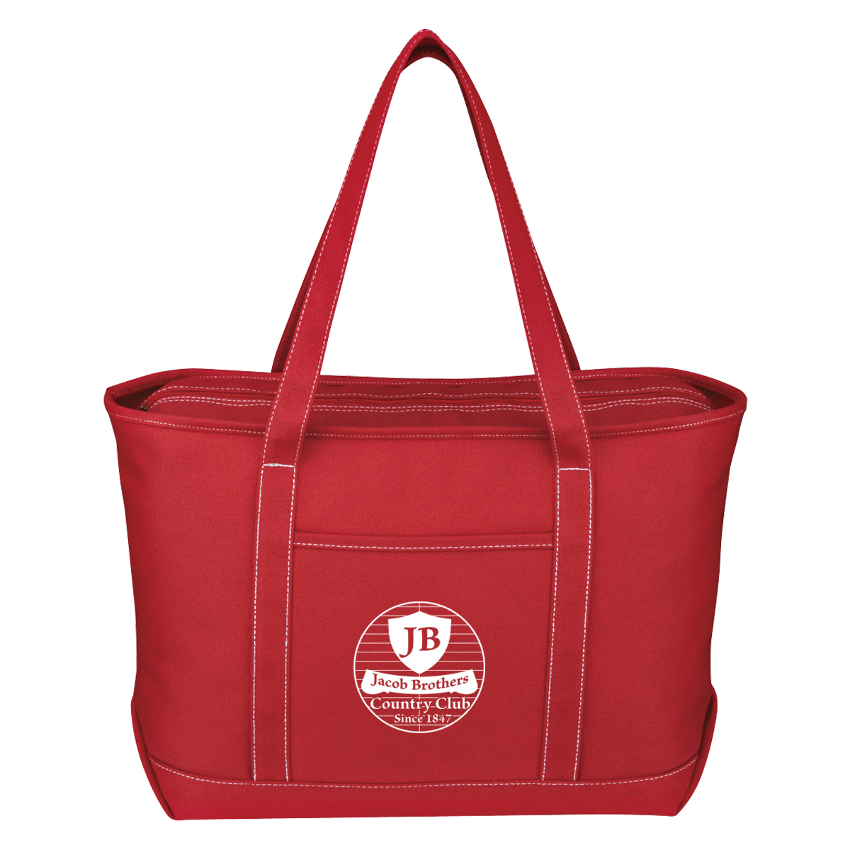 Large Cotton Canvas Yacht Tote Bag 1