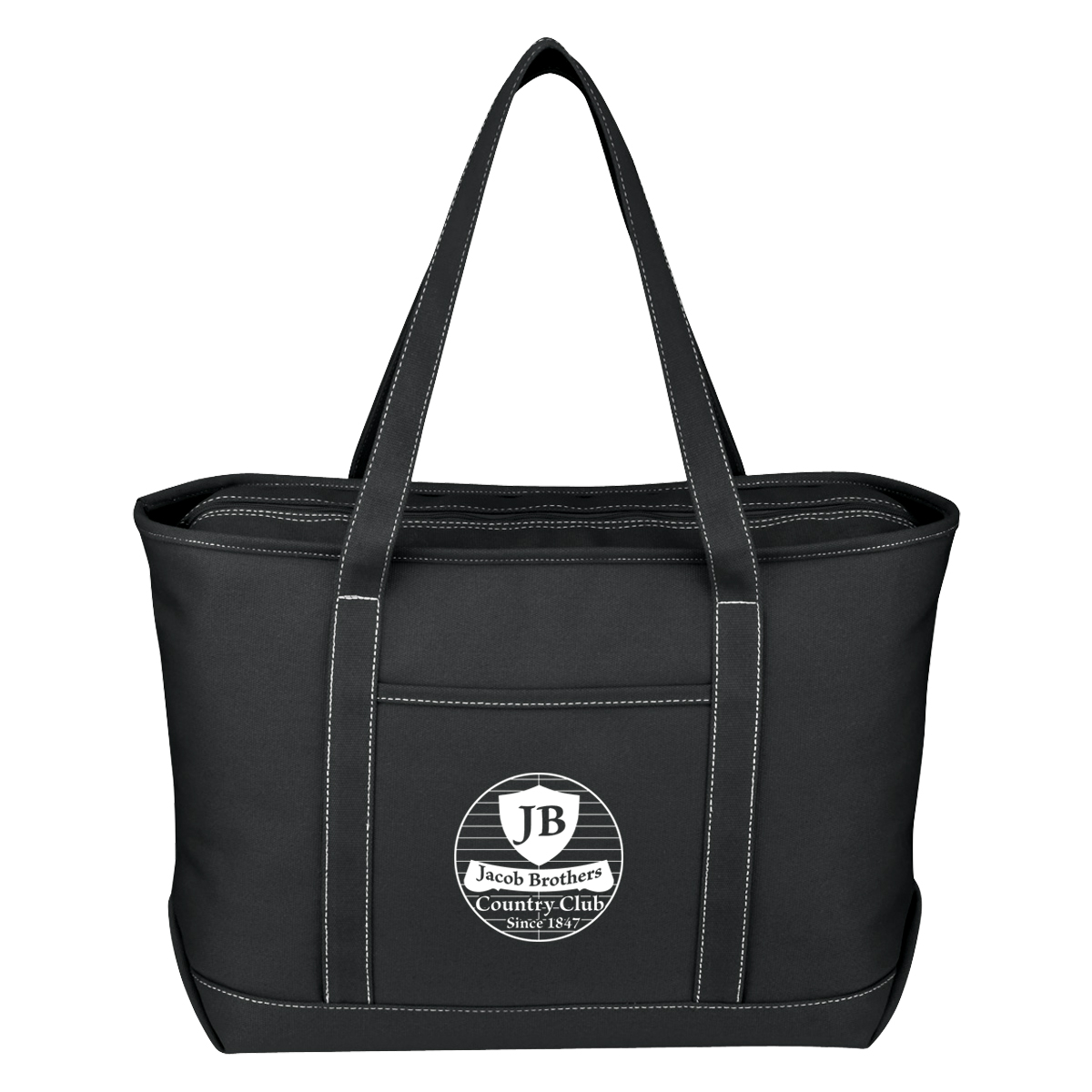 Large Cotton Canvas Yacht Tote Bag 1