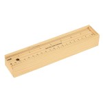 12- Piece Colored Pencil Set In Wooden Ruler Box - 457 NAT Optional Silkscreen 12- Piece Colored Pencil Set In Wooden Ruler Box - 457 NAT Optional Silkscreen