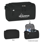 Deluxe Travel Toiletry Bag - 9419 BLK Silkscreen Deluxe Travel Toiletry Bag - 9419 BLK Silkscreen
