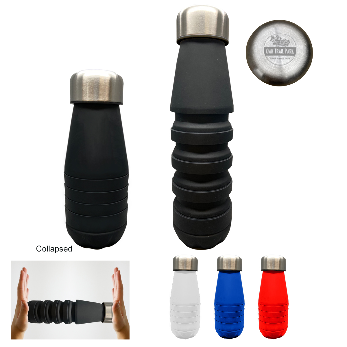 16 Oz. Collapsible Swiggy Bottle 1