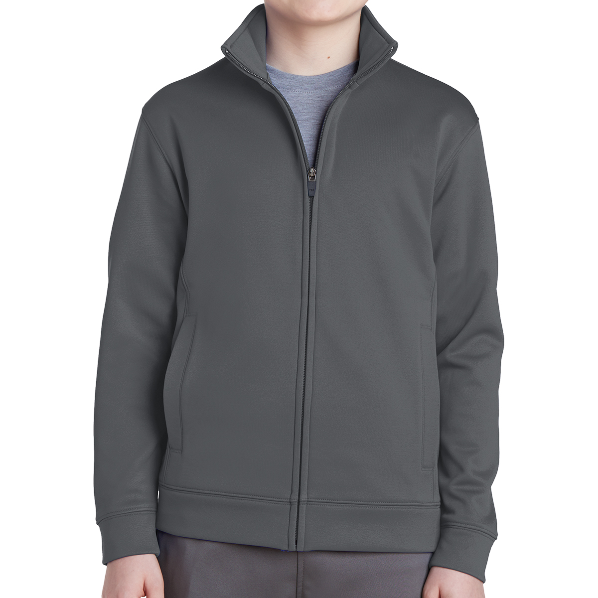 Sport-tek® Youth Sport-wick® Fleece Full-zip Jacket 1