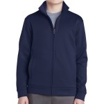 Sport-tek® Youth Sport-wick® Fleece Full-zip Jacket - YST241 navy Sport-tek® Youth Sport-wick® Fleece Full-zip Jacket - YST241 navy