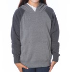Independent Trading Company Youth Lightweight Special Blend Raglan Hooded Pullover - PRM15YSB NickelCarbon Independent Trading Company Youth Lightweight Special Blend Raglan Hooded Pullover - PRM15YSB NickelCarbon