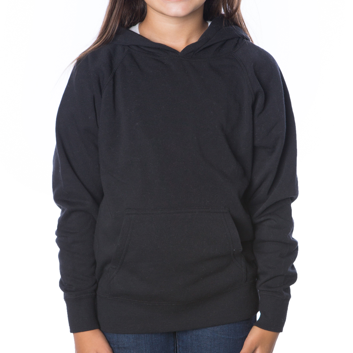 Independent Trading Company Youth Lightweight Special Blend Raglan Hooded Pullover 1
