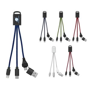 3-in-1 Braided Charging Buddy 2.0 1 3-in-1 Braided Charging Buddy 2.0 1