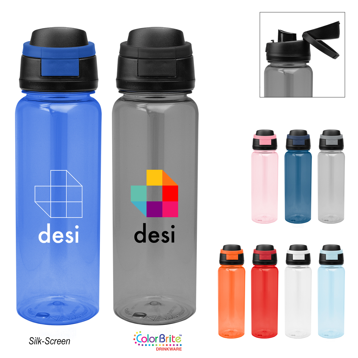 32 Oz. Pop Sip Rpet Bottle 1