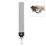 Anywhere Wrist Strap With Carabiner Attachment - 20132 GRA Padprint Anywhere Wrist Strap With Carabiner Attachment - 20132 GRA Padprint