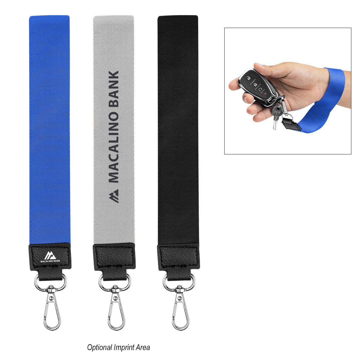Anywhere Wrist Strap With Carabiner Attachment 1