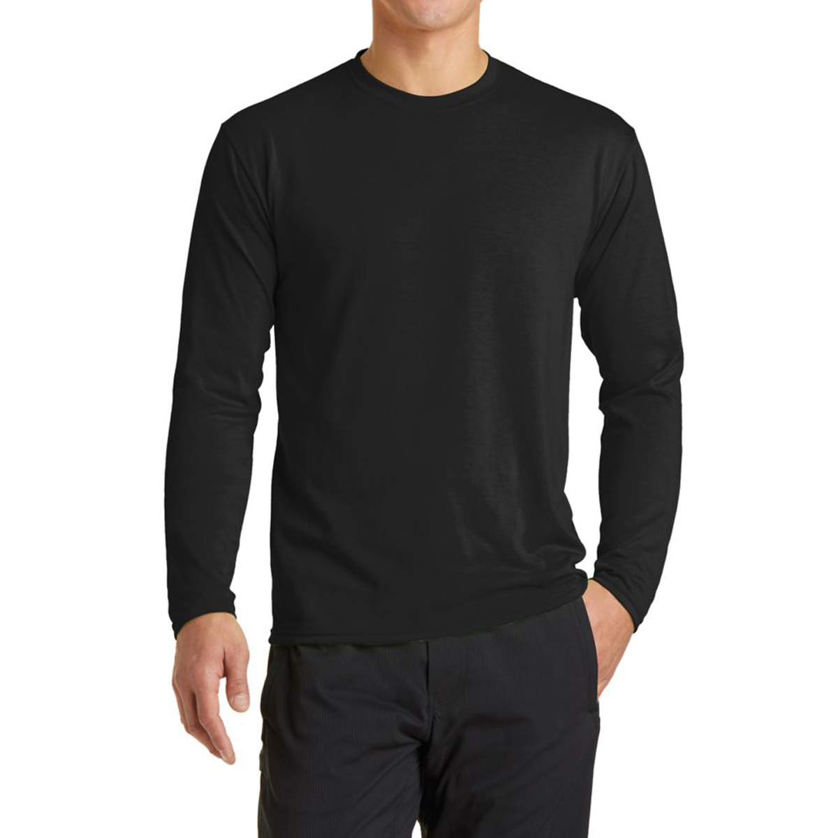 Port & Company® Long Sleeve Performance Blend Tee 1