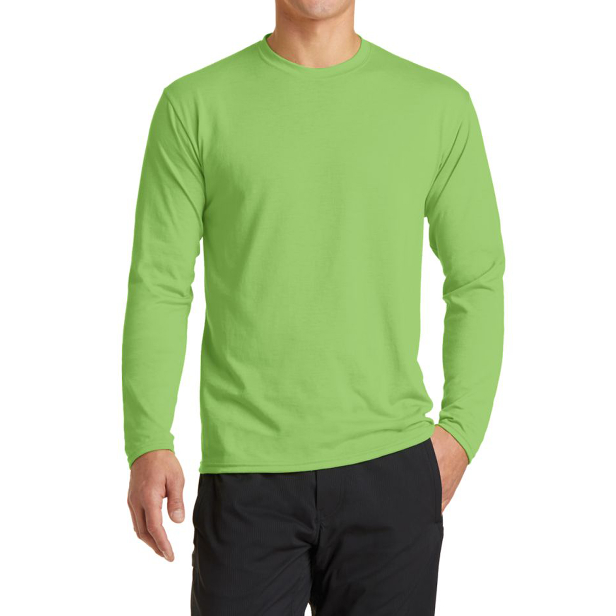 Port & Company® Long Sleeve Performance Blend Tee 1