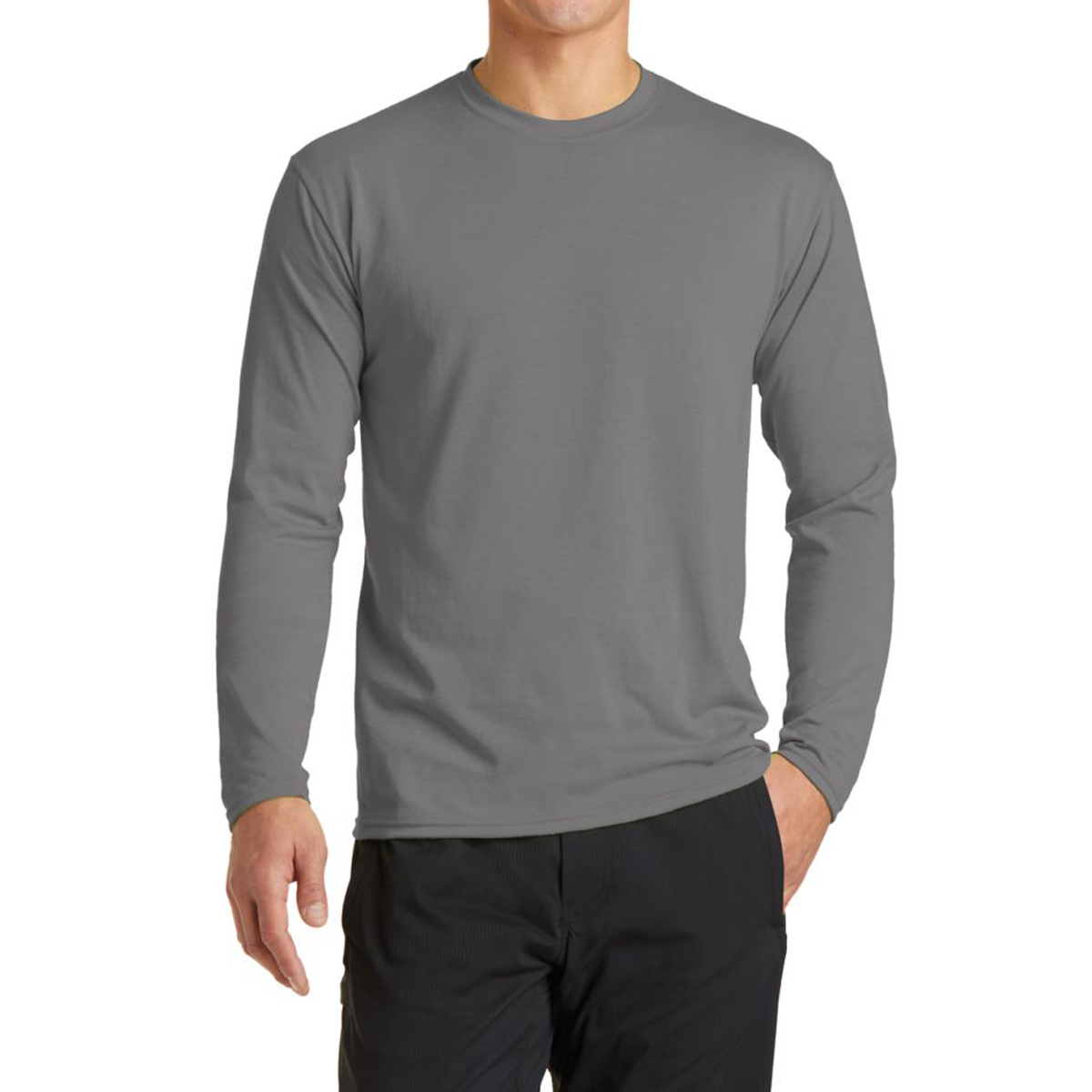 Port & Company® Long Sleeve Performance Blend Tee 1