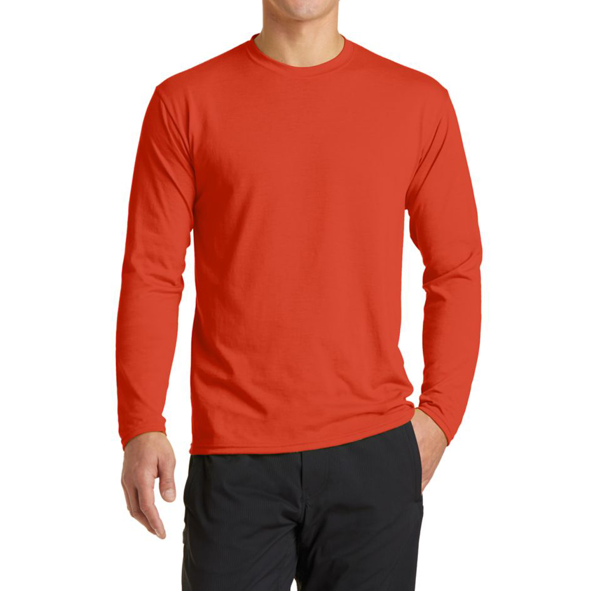 Port & Company® Long Sleeve Performance Blend Tee 1