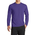 Port & Company® Long Sleeve Performance Blend Tee - PC381LS purple Port & Company® Long Sleeve Performance Blend Tee - PC381LS purple
