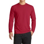 Port & Company® Long Sleeve Performance Blend Tee - PC381LS red Port & Company® Long Sleeve Performance Blend Tee - PC381LS red