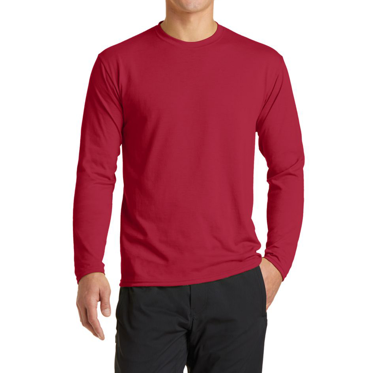 Port & Company® Long Sleeve Performance Blend Tee 1