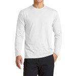 Port & Company® Long Sleeve Performance Blend Tee - PC381LS white Port & Company® Long Sleeve Performance Blend Tee - PC381LS white