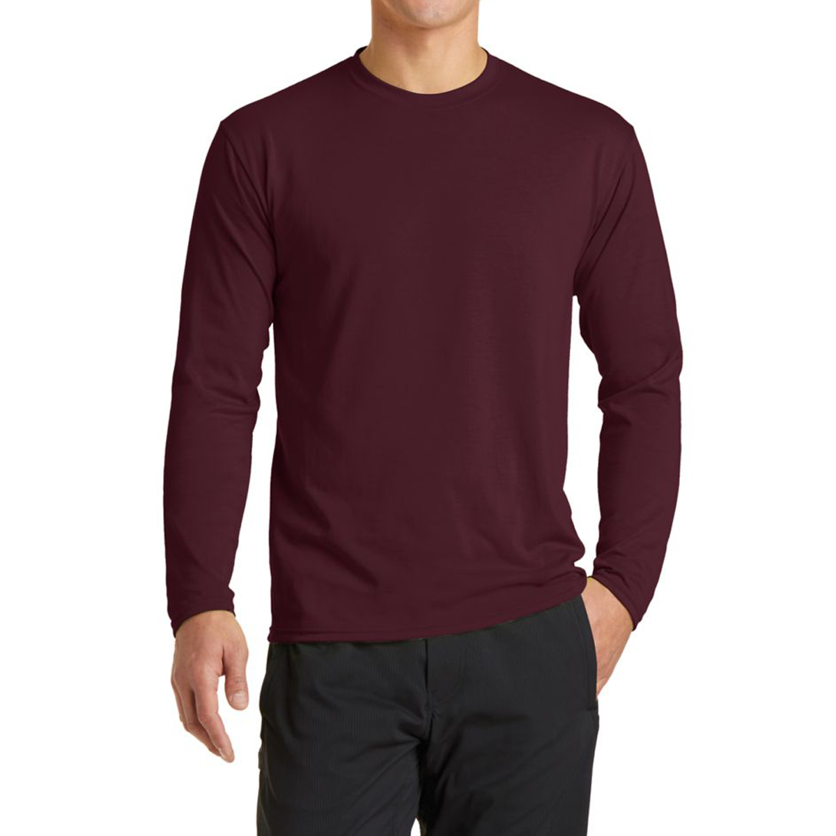Port & Company® Long Sleeve Performance Blend Tee 1