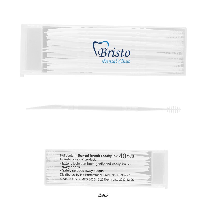 Dual-action Dental Picks In Travel Case 1 Dual-action Dental Picks In Travel Case 1
