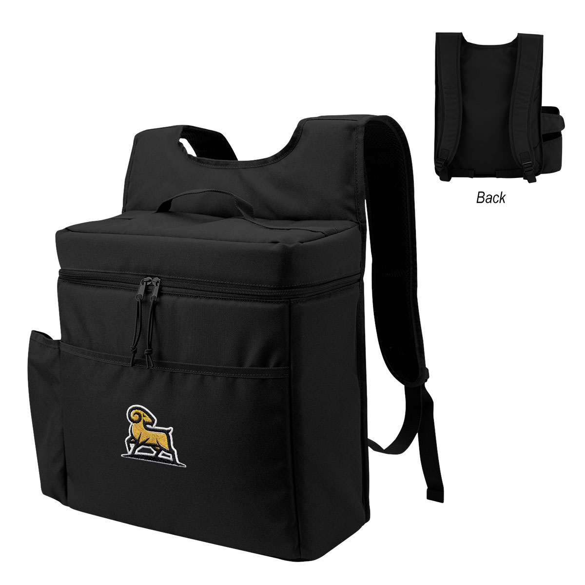 Corey 30 Can Cooler Backpack With Tumbler Pocket 1