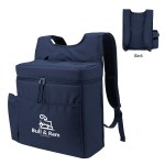 Corey 30 Can Cooler Backpack With Tumbler Pocket - 35190 NAV Silkscreen Corey 30 Can Cooler Backpack With Tumbler Pocket - 35190 NAV Silkscreen