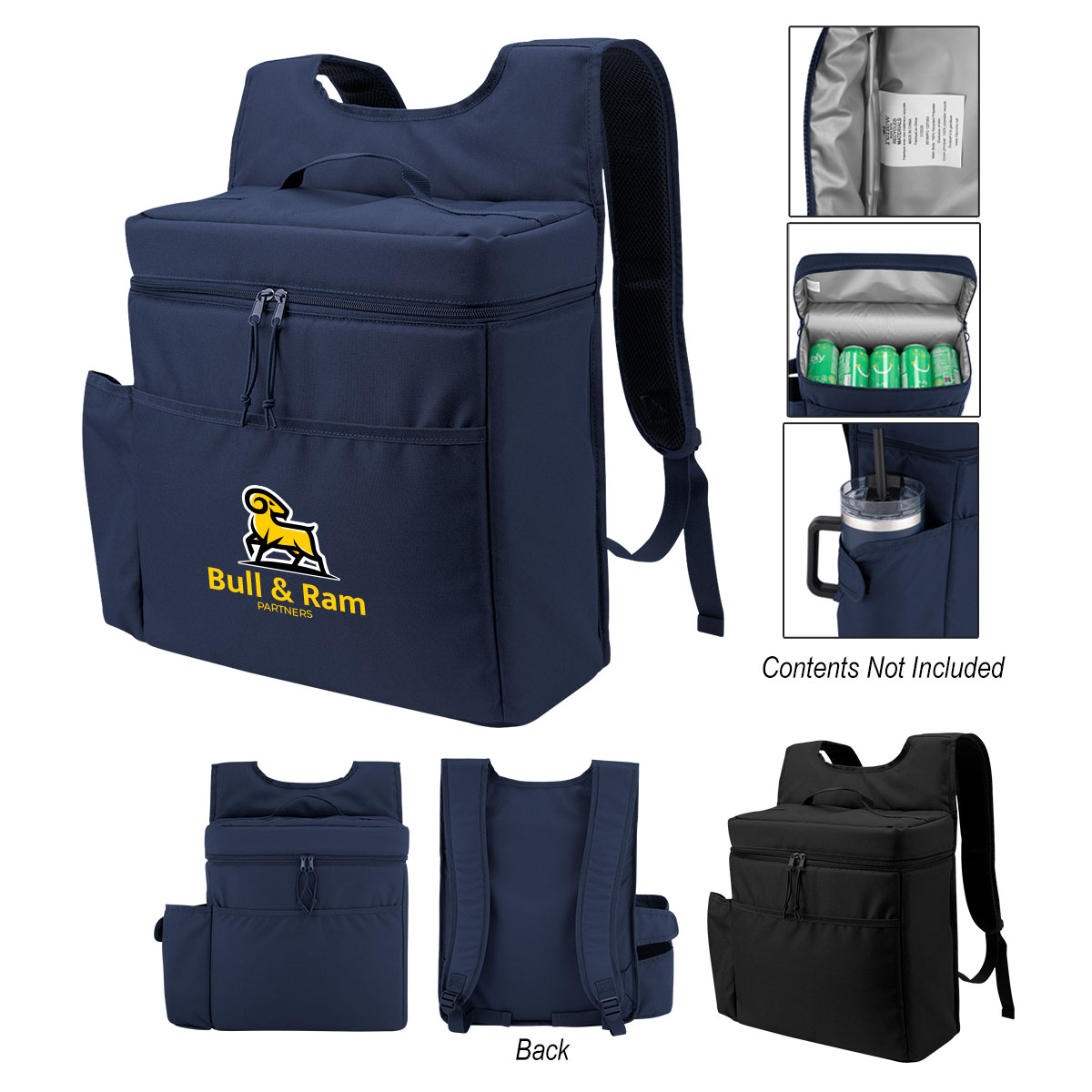 Corey 30 Can Cooler Backpack With Tumbler Pocket 1