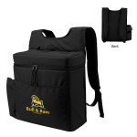 Corey 30 Can Cooler Backpack With Tumbler Pocket - 35190 BLK Colorbrite Corey 30 Can Cooler Backpack With Tumbler Pocket - 35190 BLK Colorbrite