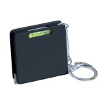 Square Level Tape Measure Key Tag - 7366 BLK Digibrite Square Level Tape Measure Key Tag - 7366 BLK Digibrite