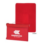 Fleece Travel Blanket - 7012 RED Silkscreen Fleece Travel Blanket - 7012 RED Silkscreen