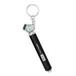 Mini Tire Gauge Key Chain - 7201 METBLK Personalization Laser Mini Tire Gauge Key Chain - 7201 METBLK Personalization Laser