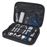 Electronics Organizer Travel Case - 2871 BLK Blank Electronics Organizer Travel Case - 2871 BLK Blank