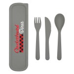 Wheat Utensil Set - 2417 GRA Silkscreen Wheat Utensil Set - 2417 GRA Silkscreen