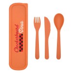 Wheat Utensil Set - 2417 ORN Silkscreen Wheat Utensil Set - 2417 ORN Silkscreen