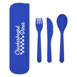 Wheat Utensil Set - 2417 RED Blank Wheat Utensil Set - 2417 RED Blank