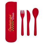 Wheat Utensil Set - 2417 RED Silkscreen Wheat Utensil Set - 2417 RED Silkscreen