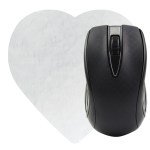 Heart Shaped Computer Mouse Pad - Dye Sublimated 2 Heart Shaped Computer Mouse Pad - Dye Sublimated 2