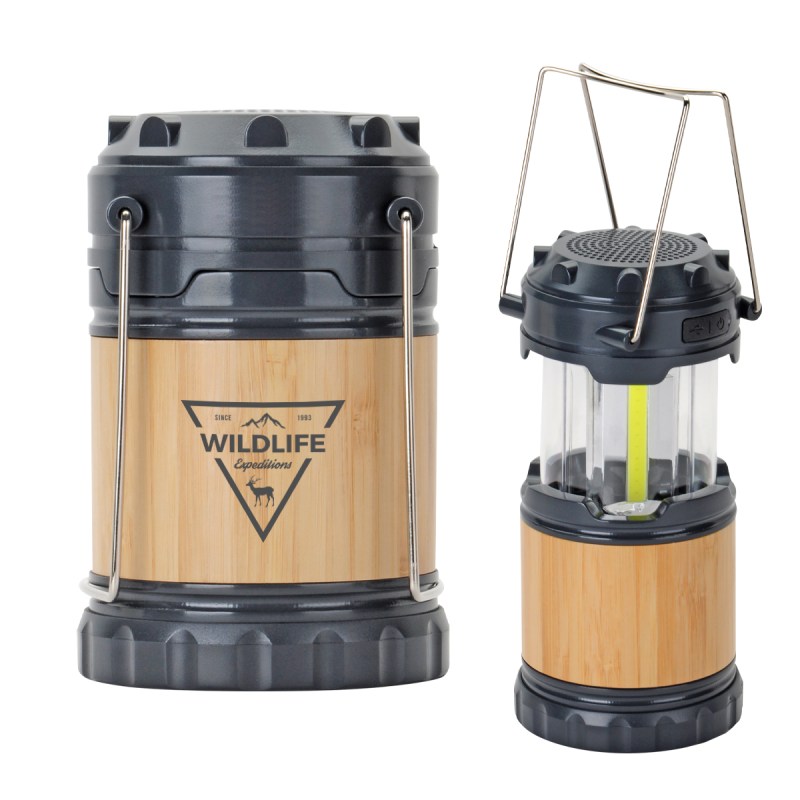 Bamboo Pop-up Lantern With Speaker 1 Bamboo Pop-up Lantern With Speaker 1